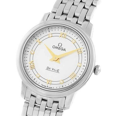 omega de ville prestige 27.4mm ladies watch|omega de ville prestige bracelet.